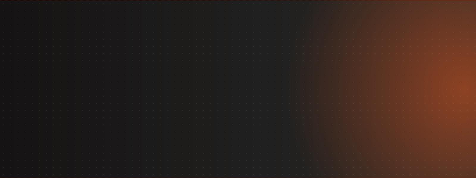 A subtle abstract banner with a dark gradient and an orange highlight on the right.